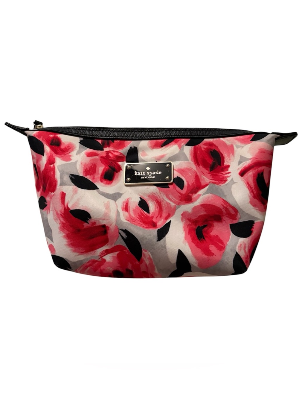 Kate spade floral makeup bag - Like New